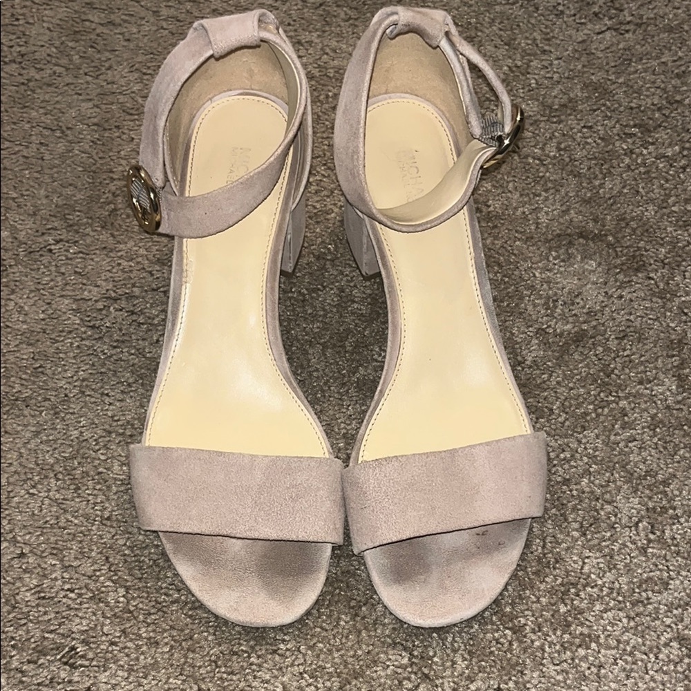 Michael Kors Beige Ankle Strap Sandals